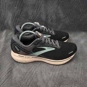 Brooks Ghost 14 Running Shoes Womens Sz 11 Athletic Sneakers Trainers Black.